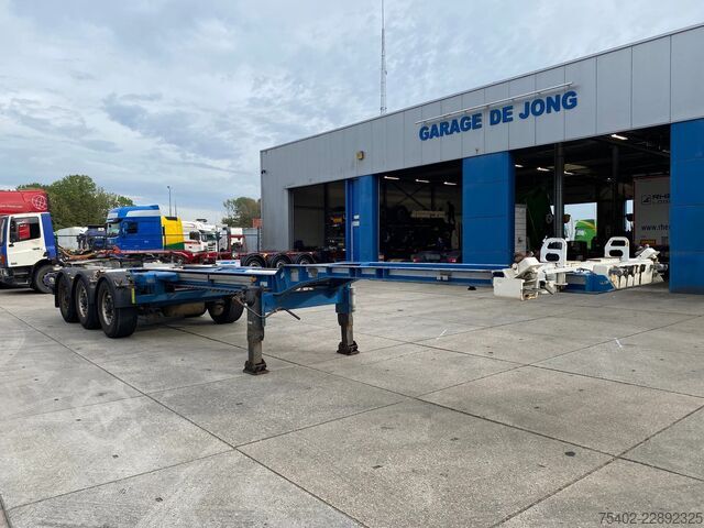 Container transport Renders FCC / BPW + Disc Brakes / 1x Lift Axle / All Co...