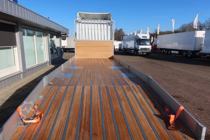 Furgon samochodowy do przewozu aut DAF XF 450 6x2 Oprijwagen vloerhoogte 100 cm + 2x  ...