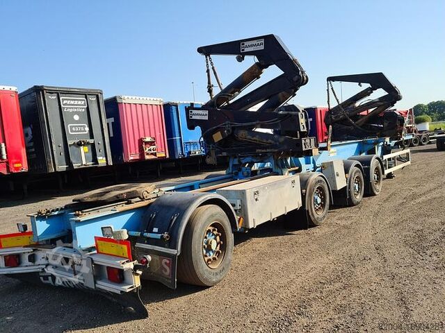 Zijlader HAMMAR 195D SIDELOADER 4 AXLE 2E TRAILER CONNECTION 36...