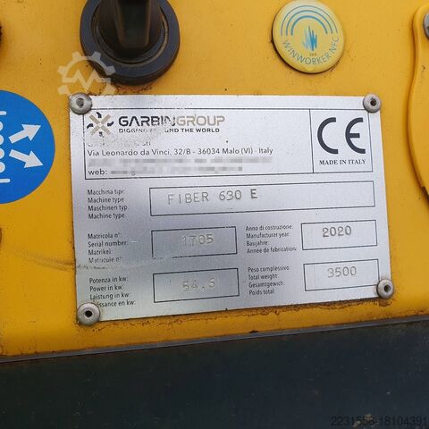 Rov sekač Garbin FIBER 630E