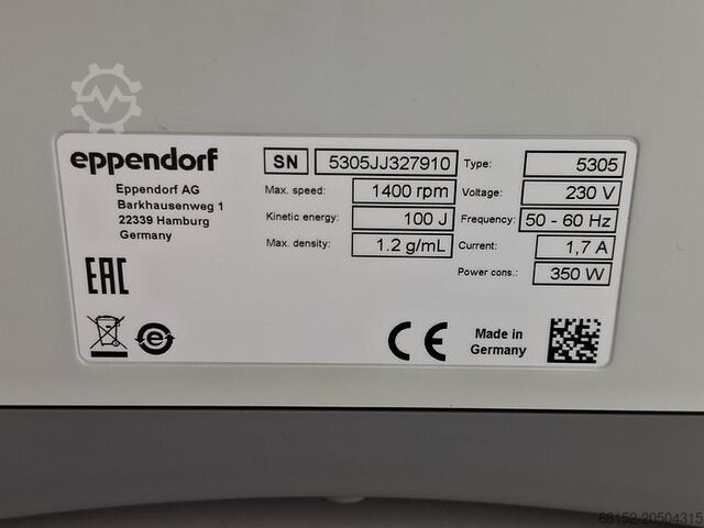 Eppendorf AG Concentrator Plus Eppendorf AG Concentrator Plus
