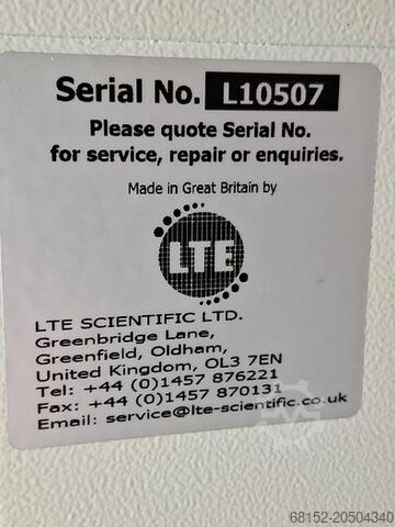 LTE Scientific Unitemp filtered air drying Cabinet LTE Scientific Unitemp