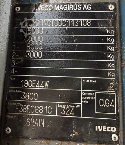 Iveco 190E44W Cursor 13 4x4 Iveco 190E44W Cursor 13