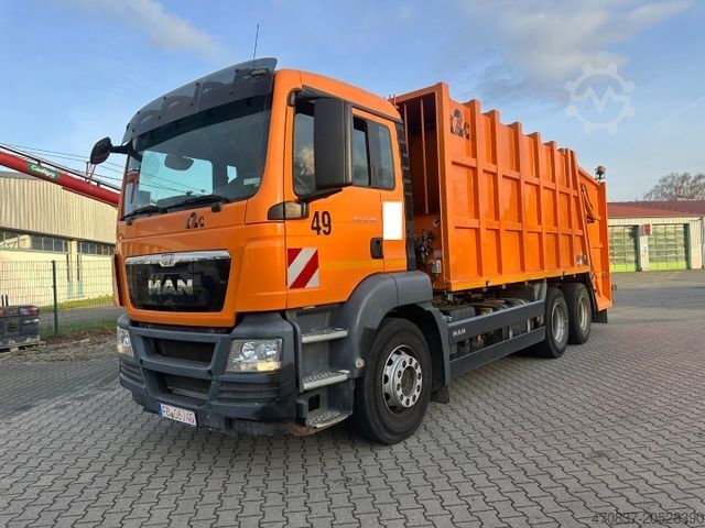 Garbage truck MAN TGS 33.360 BB 6x4 / Haller X2c / Schüttung
