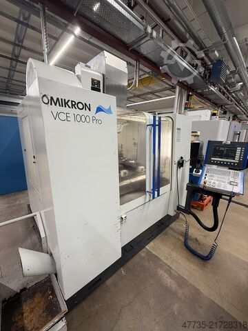 CNC lodret bearbejdningscenter MIKRON VCE 1000 pro
