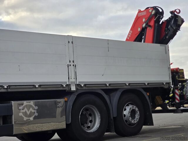 Platforma ładunkowa MAN TGX 26.510 6x2-4 BL Baustoff-Pritsche Fassi F23...