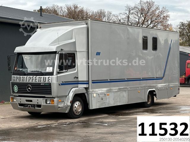 Sığır taşıma kamyonu MERCEDES-BENZ 817 4x2 4Pferdetransporter