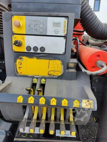 System med krogarm MAN TGL 12.250 Containersysteem Jimeca met kraan Pa...