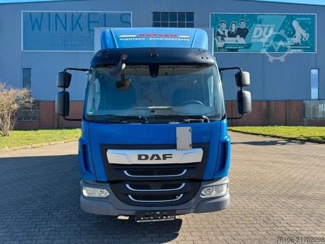 Camion plateau avec bâche DAF LF 12.230 Pritsche Plane +Ladebordwand