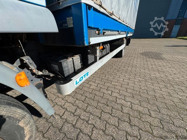 Camion plateau avec bâche DAF LF 12.230 Pritsche Plane +Ladebordwand