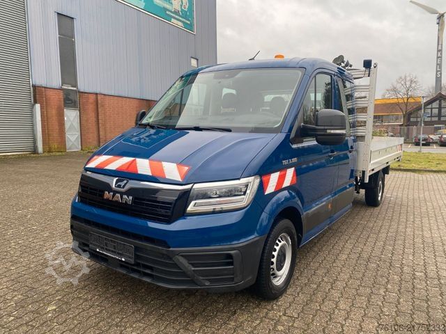Pick-up varevogn MAN TGE 3.180 Pristche mit Kran *Doppelkabine*Ahk*