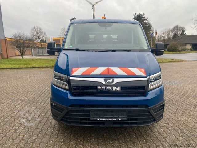 Pick-up varevogn MAN TGE 3.180 Pristche mit Kran *Doppelkabine*Ahk*