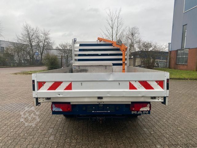Pick-up varevogn MAN TGE 3.180 Pristche mit Kran *Doppelkabine*Ahk*