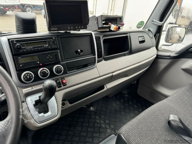 Camion plateau avec bâche FUSO Canter 9C18 Pritsche Plane mit Ladebordwand *Ahk