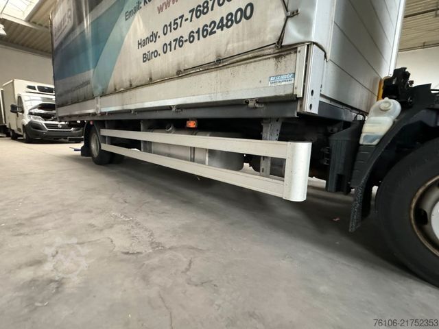 Camion plateau avec bâche FUSO Canter 9C18 Pritsche Plane mit Ladebordwand *Ahk
