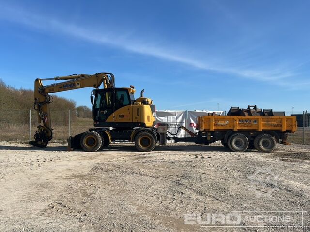 Escavatore gommato Hydrema Mx16