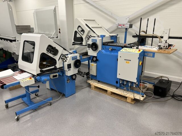 Máquina de dobrar GUK FA 49/4 Folding Machine + GUK FA 49/4 Cross Folding Module