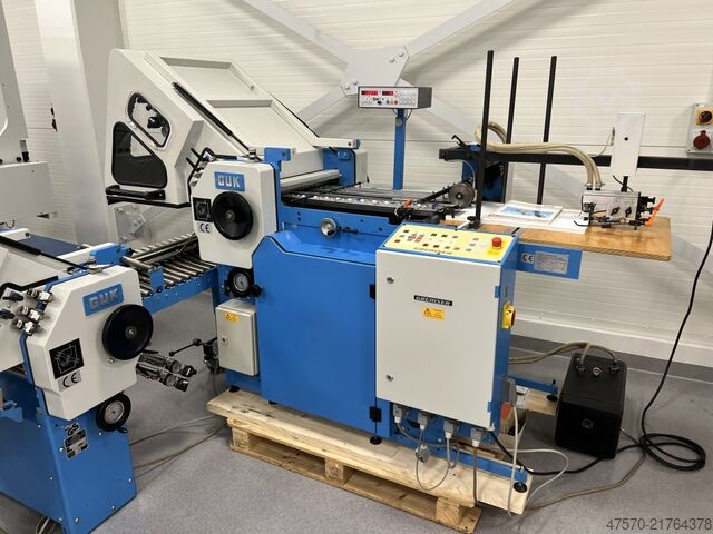 Máquina de dobrar GUK FA 49/4 Folding Machine + GUK FA 49/4 Cross Folding Module
