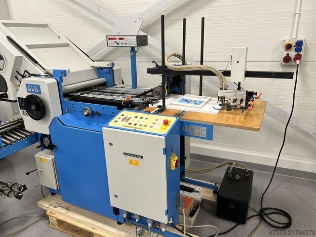 Máquina de dobrar GUK FA 49/4 Folding Machine + GUK FA 49/4 Cross Folding Module