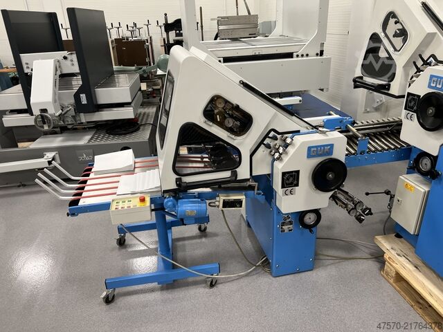 Máquina de dobrar GUK FA 49/4 Folding Machine + GUK FA 49/4 Cross Folding Module