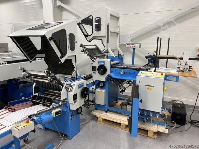 Máquina de dobrar GUK FA 49/4 Folding Machine + GUK FA 49/4 Cross Folding Module