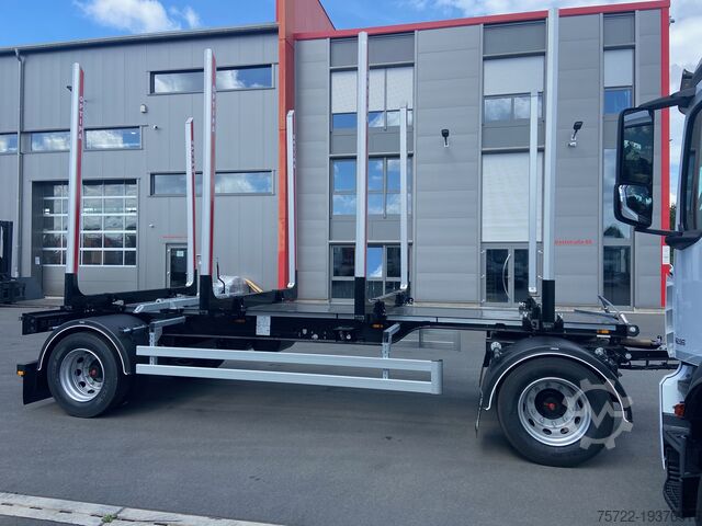 Aanhangwagen voor houttransport PAVIC HTA 20 66Z !! AKTION !! 2-Achs Kurzholz