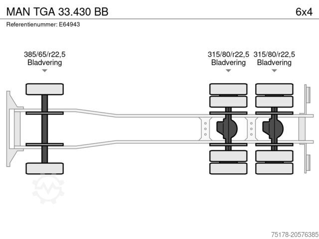 BDF-systeem MAN TGA 33.430 BB
