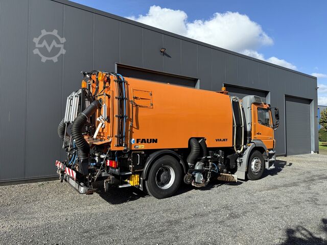 Veegmachine Mercedes-Benz Axor 1829 Faun Viajet 7R Hochdruck Heckabsaugung
