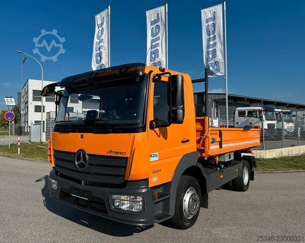 Driezijdige kipper MERCEDES-BENZ 1224 Meiller Kipper/2 x AHK/NL 5,7 to/Nur 11 tkm