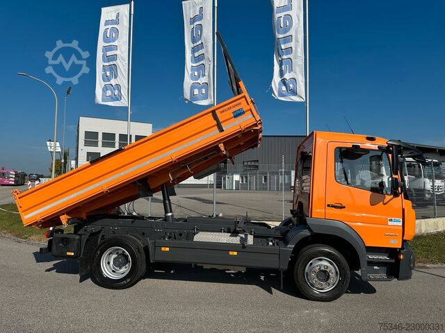Driezijdige kipper MERCEDES-BENZ 1224 Meiller Kipper/2 x AHK/NL 5,7 to/Nur 11 tkm
