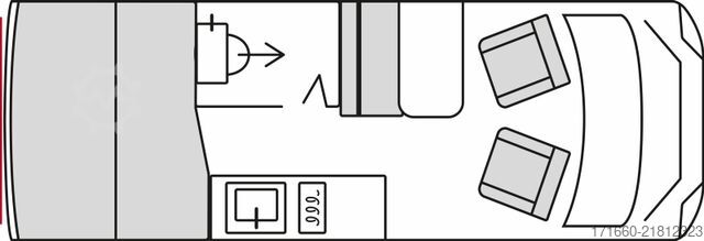 Kamper BÜRSTNER Papillon PC 6.0 Automatik+Rückfahrkamera+Markise