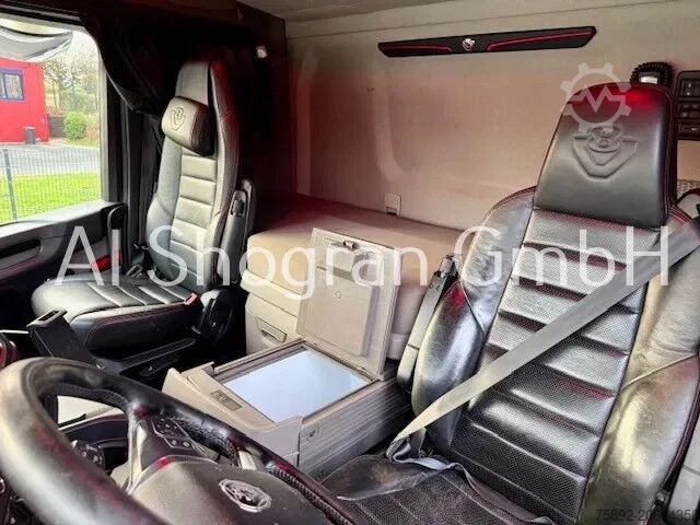 Houthouder Scania R650 V8 6x4/Retarder/Kran Loglift S96/Eu6