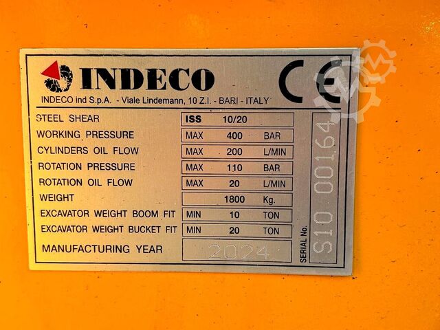 Sloopschaar Indeco ISS 10/20