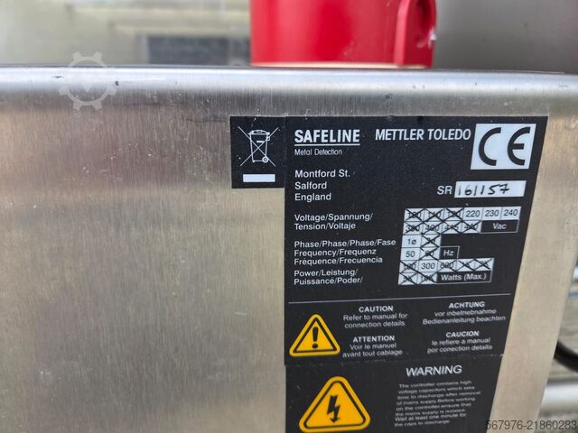 Détecteur de métaux Safeline Mettler-Toledo Profile Advantage Bulk Metal Detector