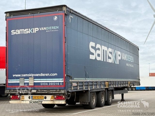 Auflieger mit Pritsche & Plane Schmitz Cargobull Curtainsider Mega
