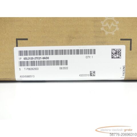 Siemens component Siemens 6SL3120-2TE21-8AD0 Double Motor Module SN:T-P86362933 - ! -