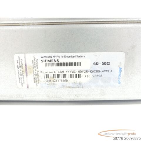 Componenta Siemens Simatic IPC627C / 6ES7647-6CB00-1AA0 Industrielles Box-PC SN SVPC7851972