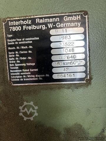 Lintzaag / splijtbandzaag Raimann B 11