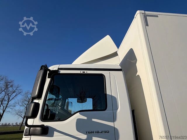 Koffer MAN TGM TGM18.290 EURO6 Bakwagen met Laadklep.