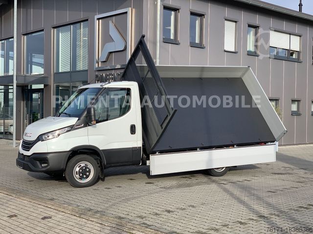 Furgón volquete trilateral IVECO Daily 50C18HA8 AUT 3SKIPPER TEMP DIFF AHK AKTION