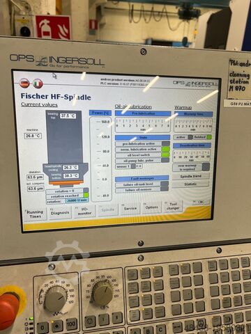 Centro de mecanizado vertical de 5 ejes OSP Ingersoll Speed Hawk 650