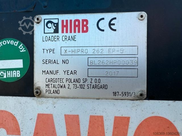 Γερανός τοποθετημένος σε φορτηγό VOLVO FH500 6x2*4 / Crane HIAB 262 EP-5 Euro 6