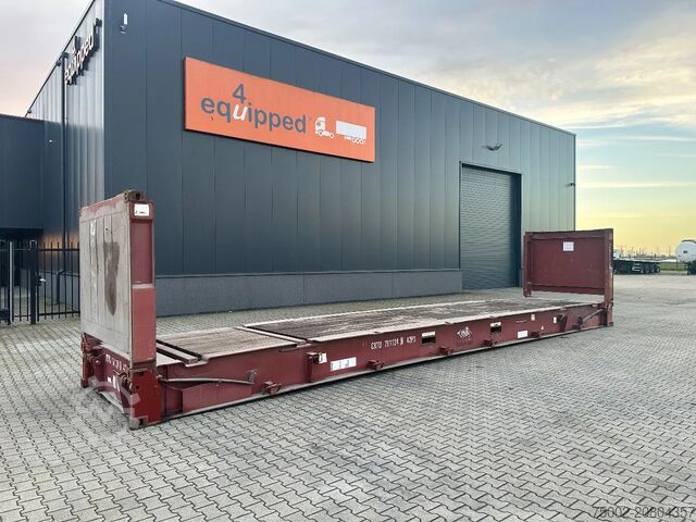 Lapos konténerek CIMC 40FT FLATRACK FLUSH FOLDING / CSC: 10/2027 / 10...