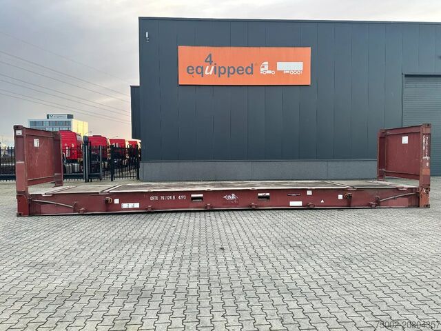 Lapos konténerek CIMC 40FT FLATRACK FLUSH FOLDING / CSC: 10/2027 / 10...