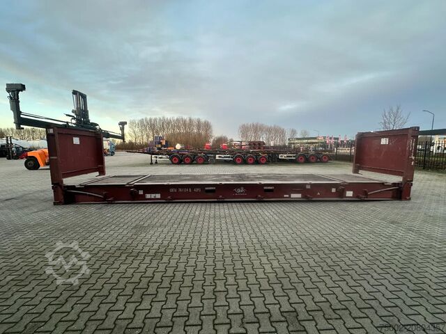 Lapos konténerek CIMC 40FT FLATRACK FLUSH FOLDING / CSC: 10/2027 / 10...