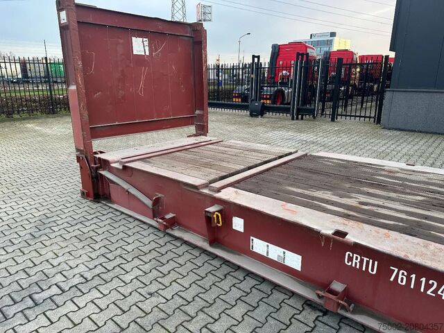 Lapos konténerek CIMC 40FT FLATRACK FLUSH FOLDING / CSC: 10/2027 / 10...