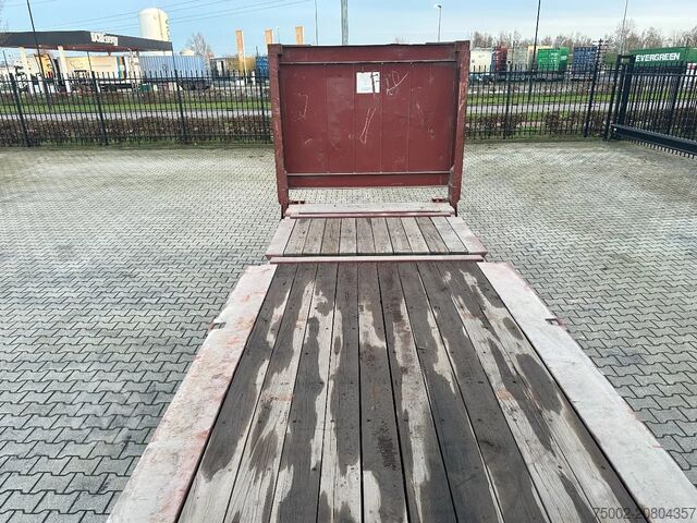 Lapos konténerek CIMC 40FT FLATRACK FLUSH FOLDING / CSC: 10/2027 / 10...