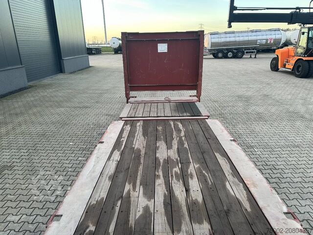 Lapos konténerek CIMC 40FT FLATRACK FLUSH FOLDING / CSC: 10/2027 / 10...
