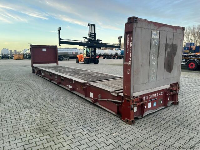 Platte containers CIMC 40FT FLATRACK FLUSH FOLDING / CSC: 10/2027 / 10...