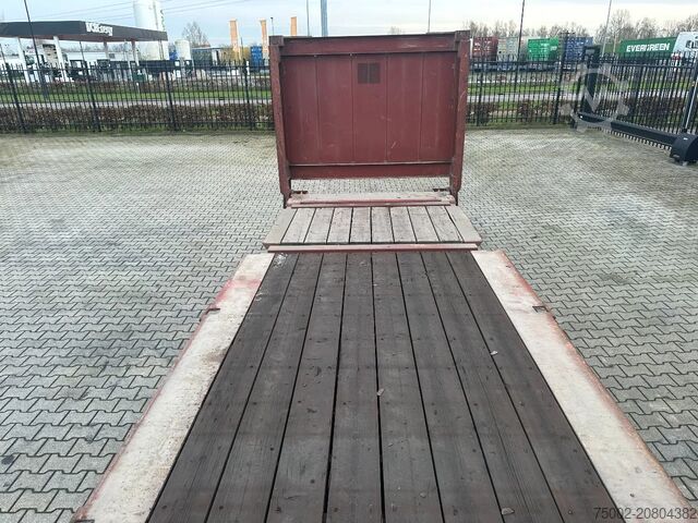 Lapos konténerek CIMC 40FT FLATRACK FLUSH FOLDING / CSC: 10/2027 / 10...